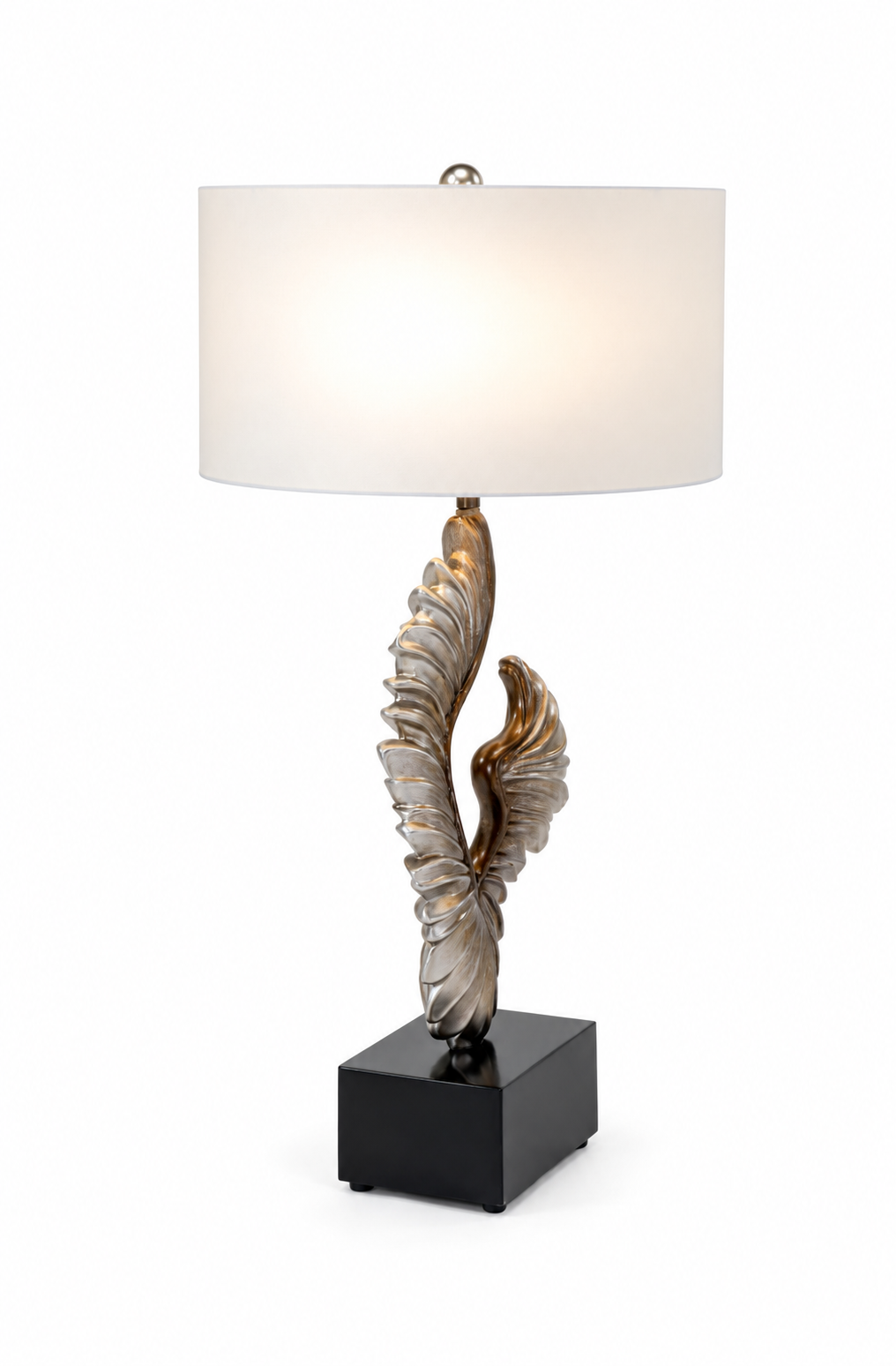 Seraphina Sculptural Feather Table Lamp