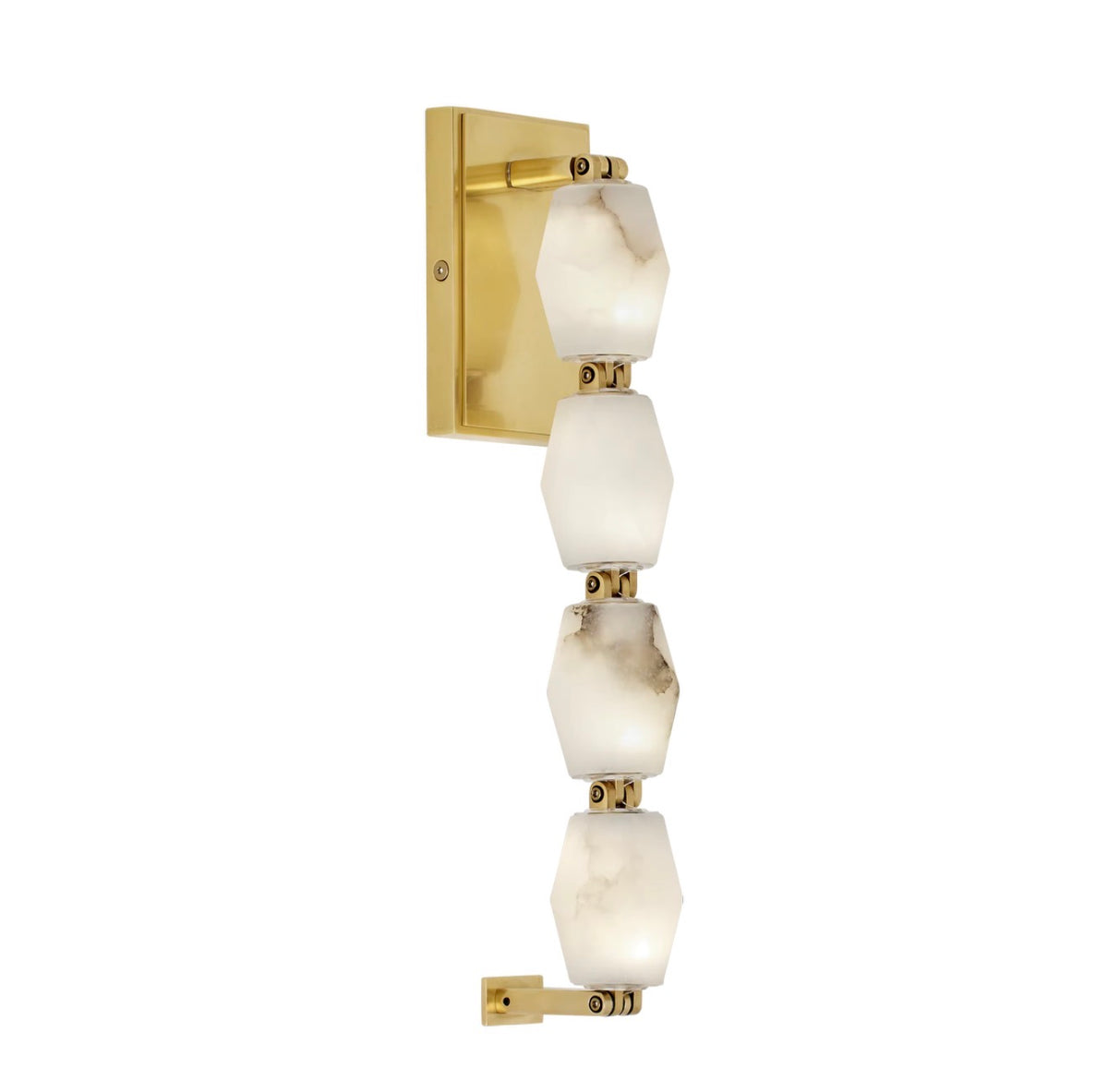 Collier Alabaster 15″ Wall Sconce