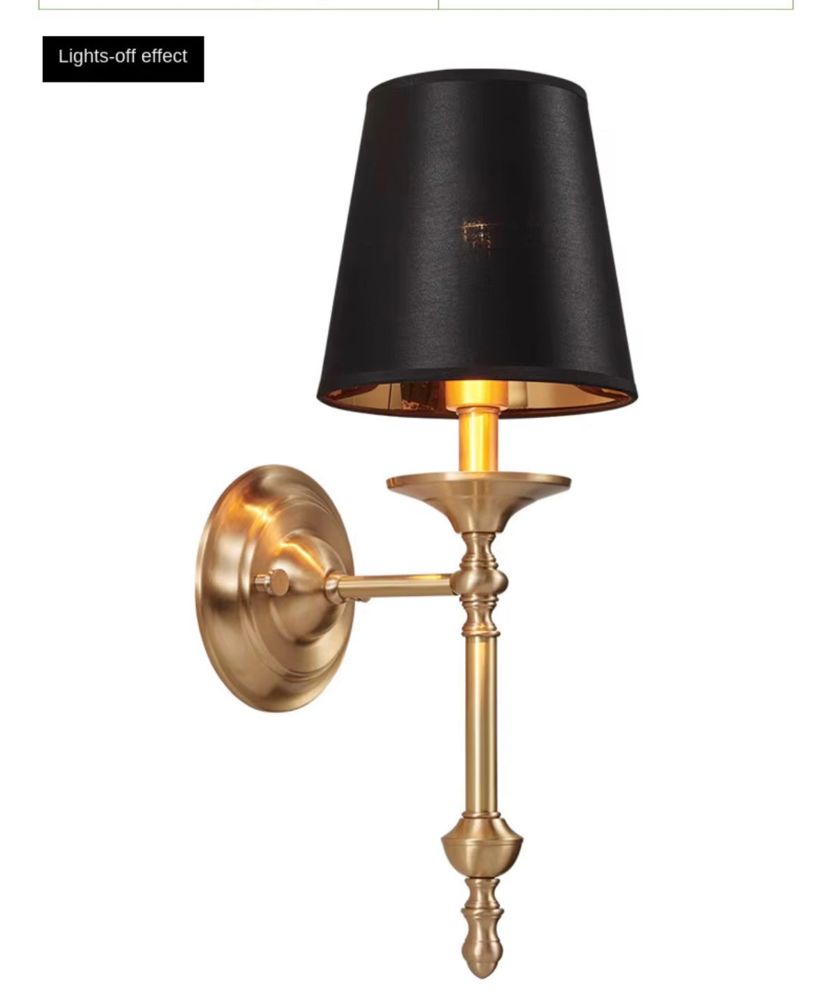 Alessandro Brass Wall Sconce
