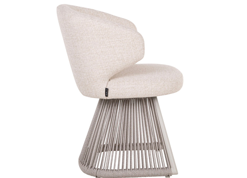 Nuba Luxury Woven Rope Outdoor Dining Chair