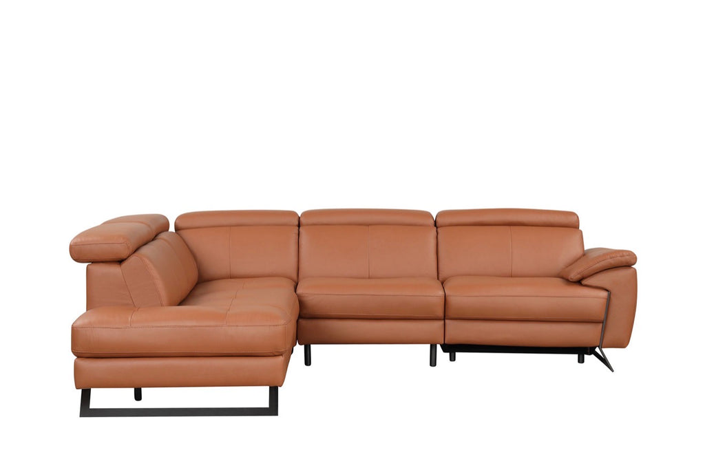 Casa Milano Nicoletti Italian Leather Power Sectional