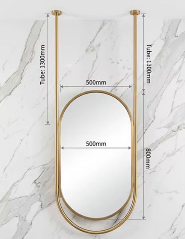 ÉLODIE SUSPENDED LED BATHROOM MIRROR