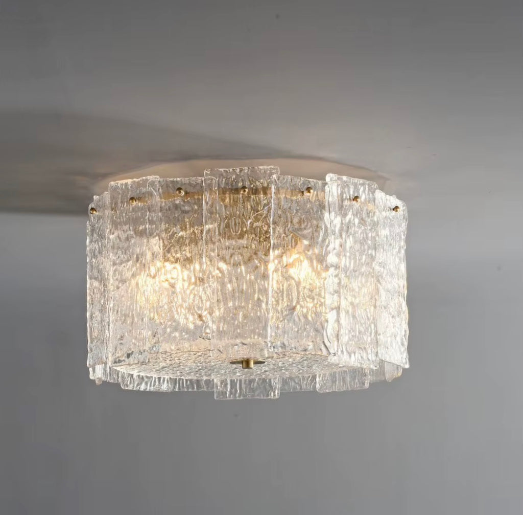 Almeida Copper Glass Ceiling Light