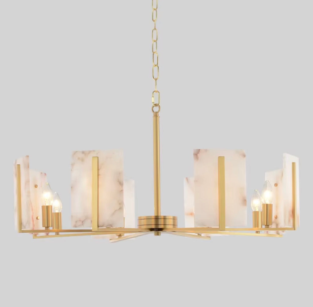 Serena Alabaster Chandelier