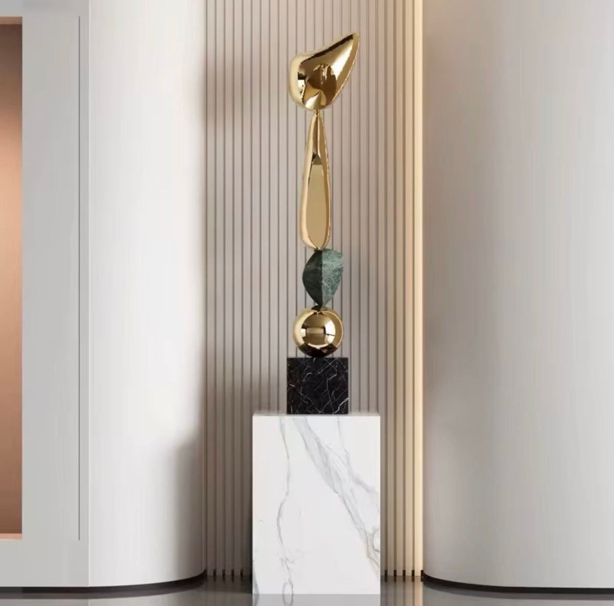 Solenne Abstract Floor Sculpture
