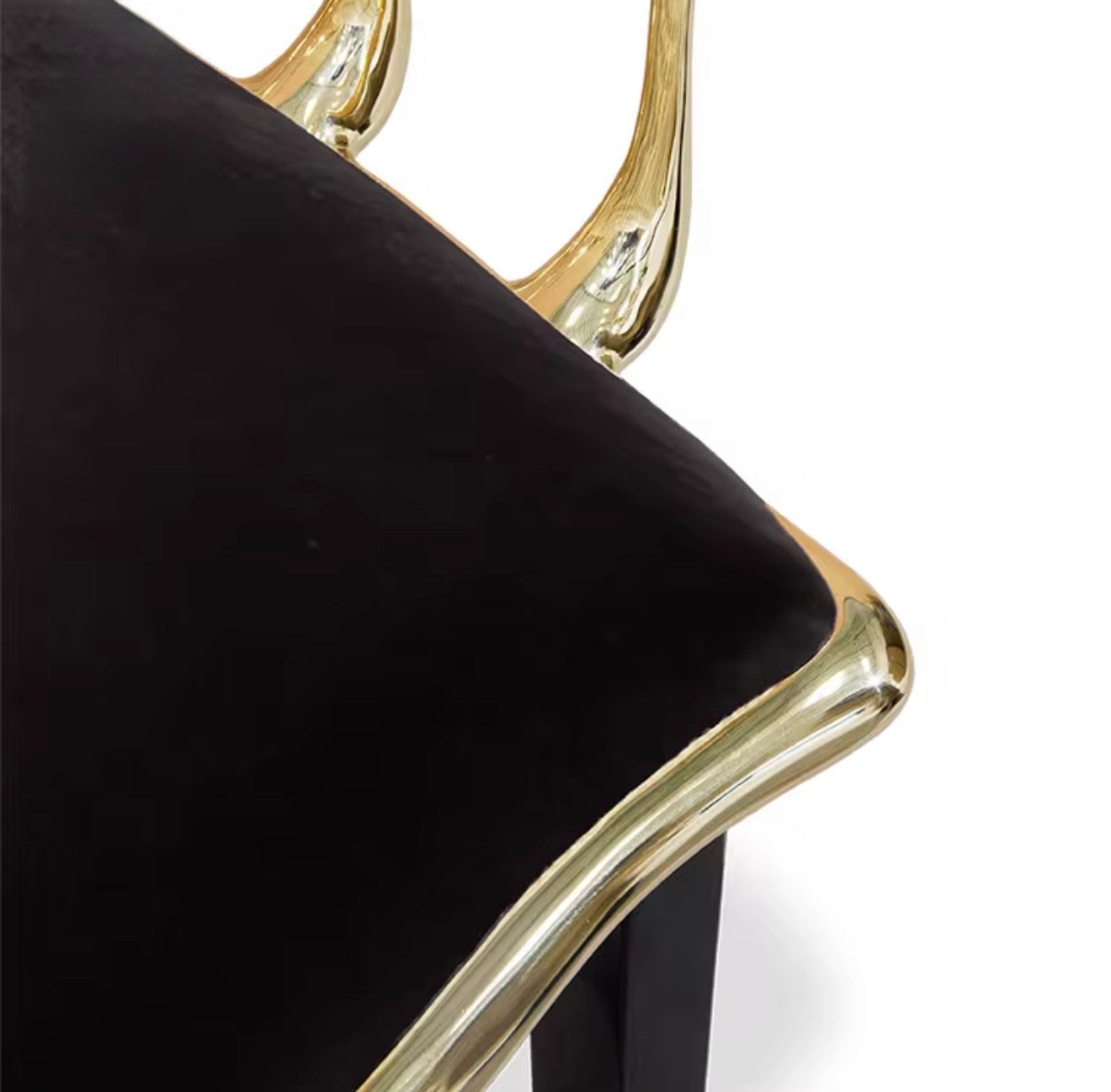 Casa Milano – Aurelia Brass & Black Luxury Bar Stool