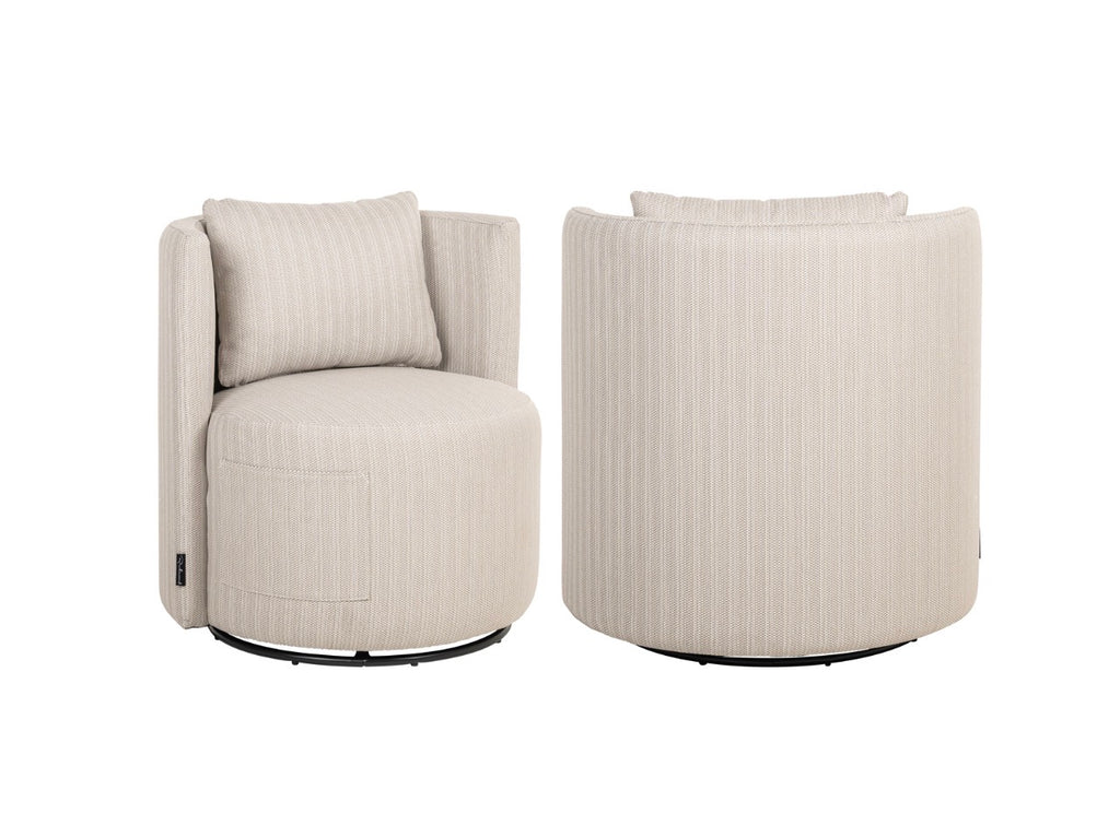 Marlin Luxury Outdoor Swivel Dining Chair