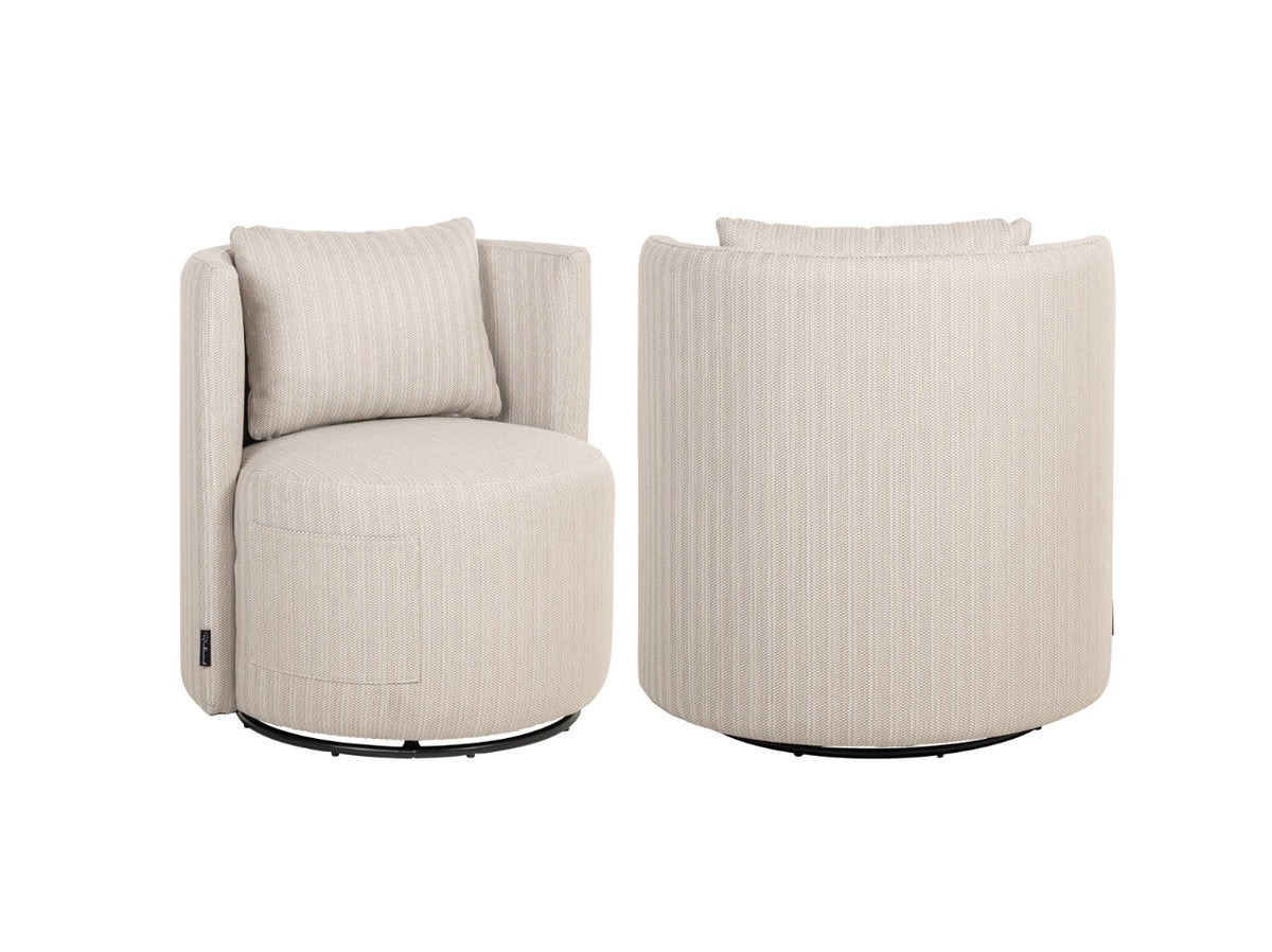 Marlin Luxury Outdoor Swivel Dining Chair
