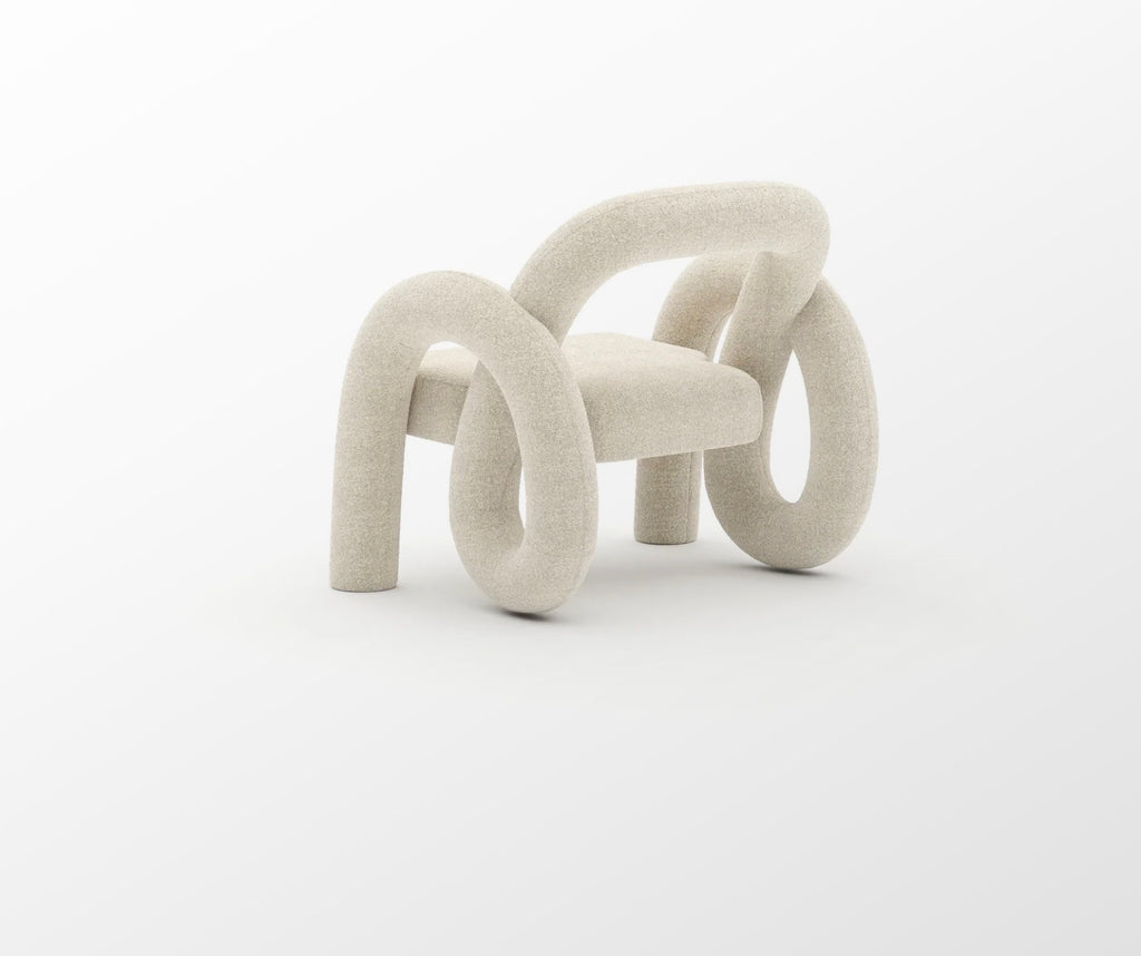 Gelee Sculptural Accent Chair by Caracole
