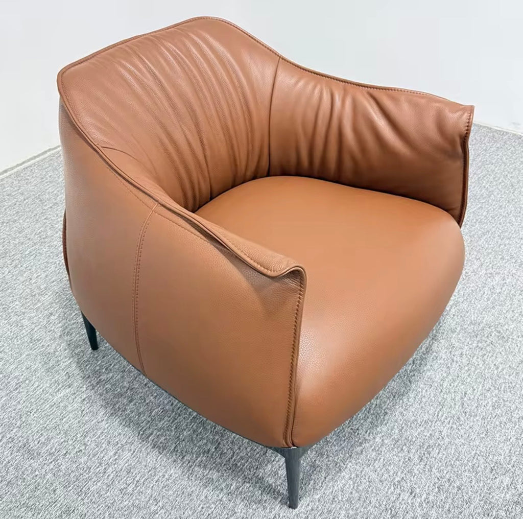Casa Milano – Emiliano Genuine Leather Lounge Chair