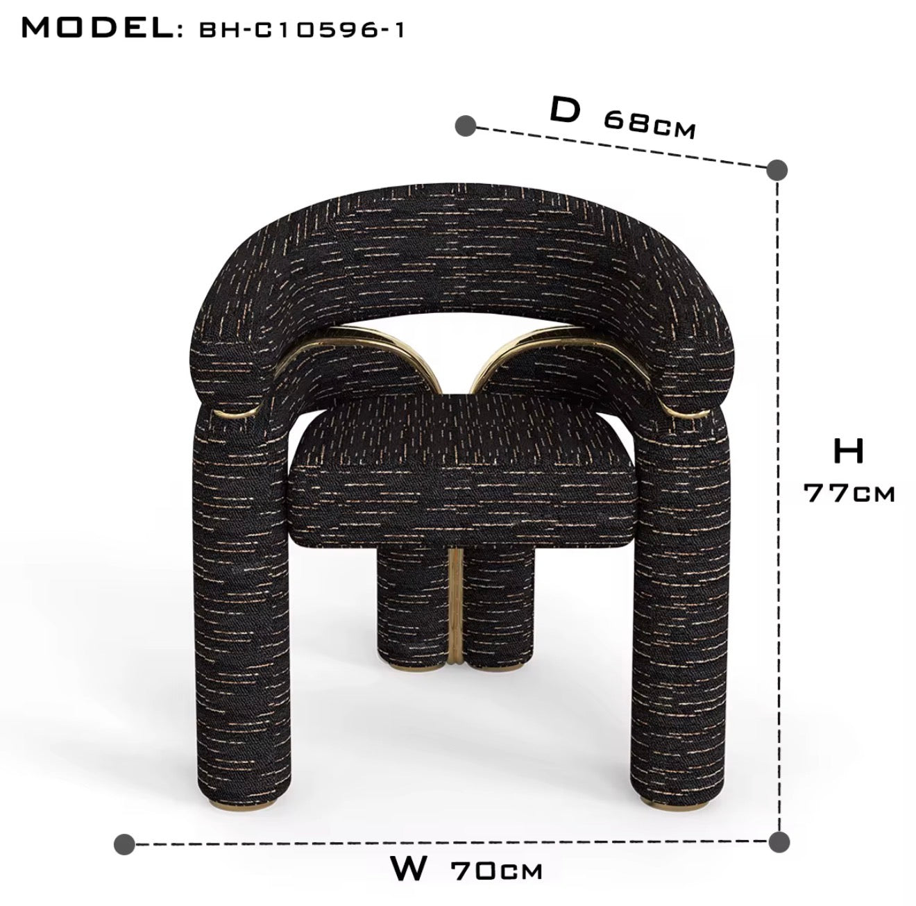 Casa Milano – Sculptural Accent Chair