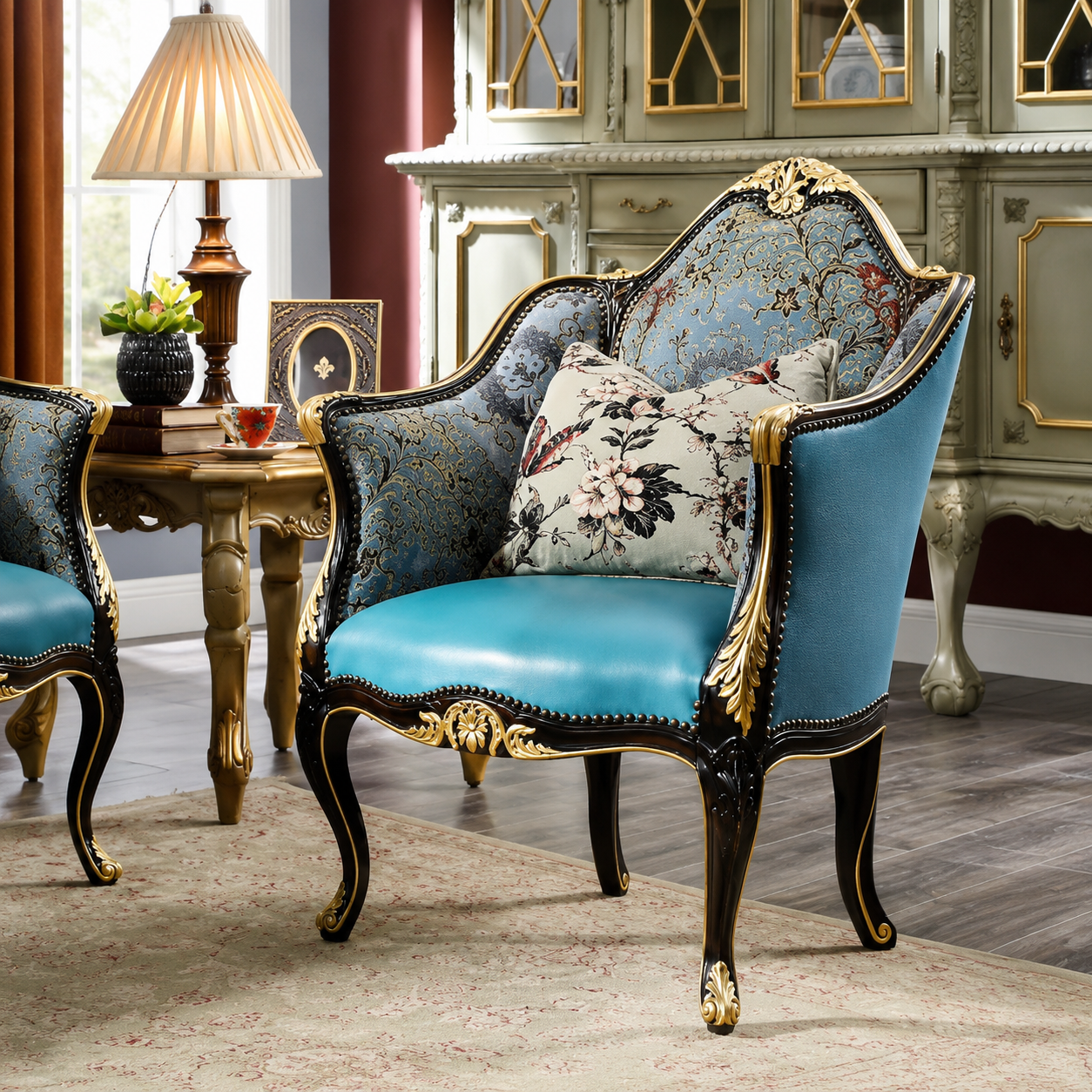 Casa Milano Château Bleu Regal Sofa Set