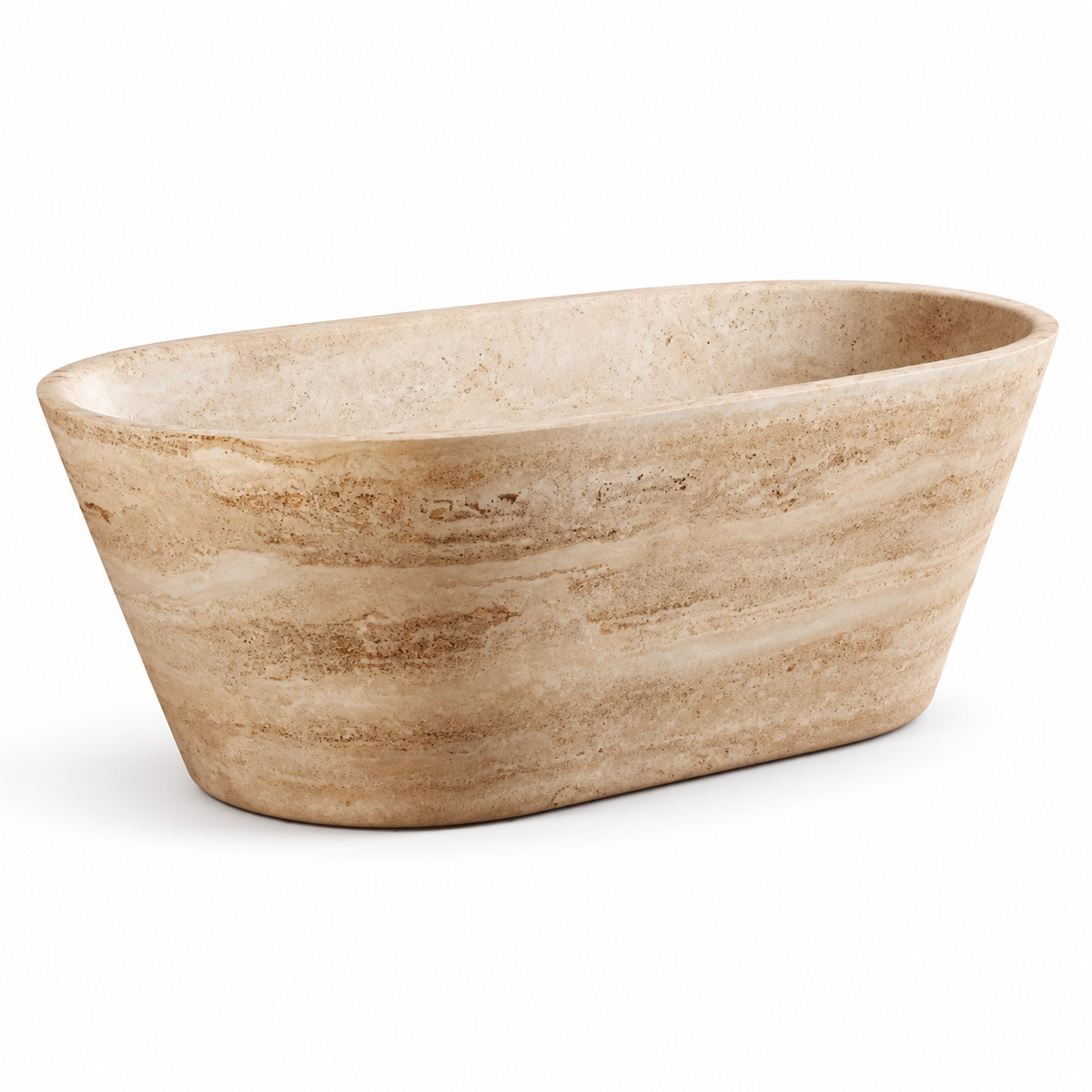 Sorrento Travertine Freestanding Bathtub