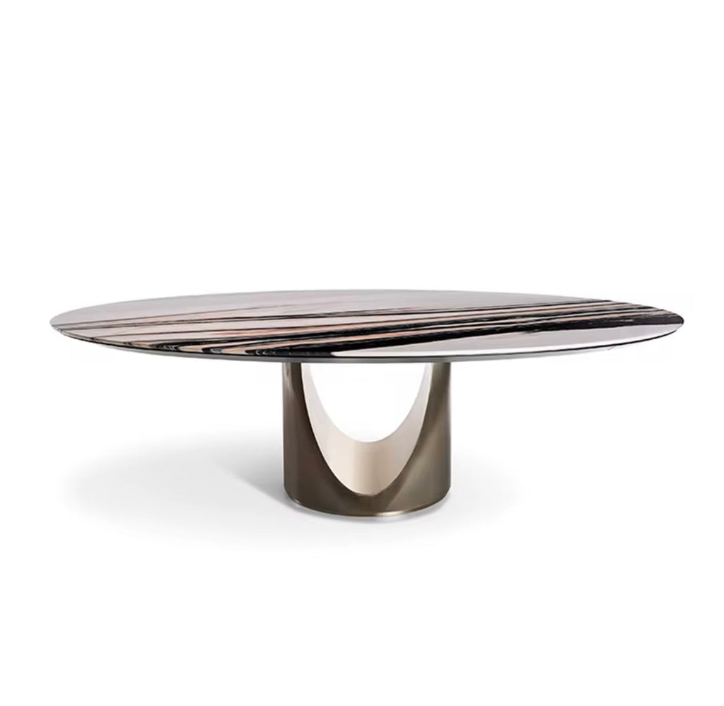 Casa Milano Vetra Marble Oval Dining Table