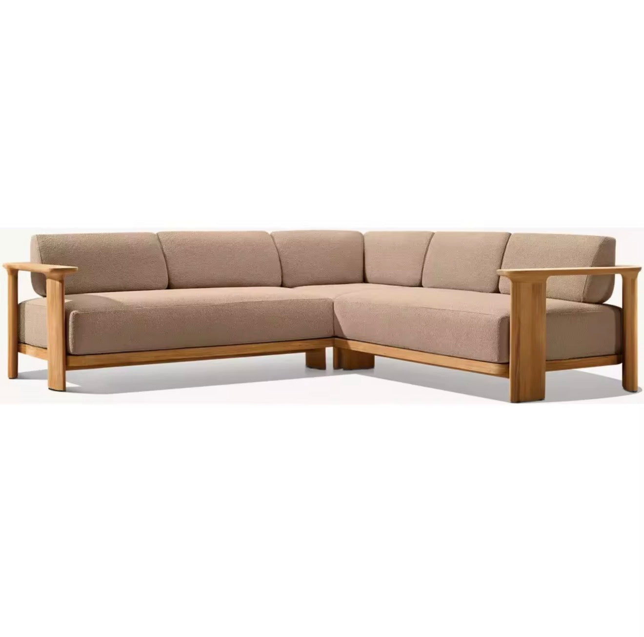 Casa Milano Amalfi Teak L-Shaped Sectional