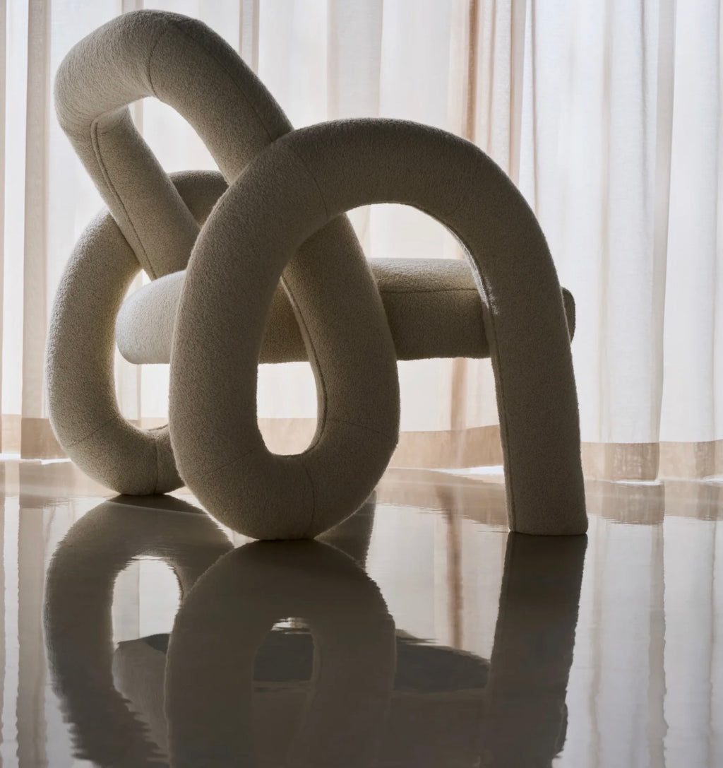 Gelee Sculptural Accent Chair by Caracole