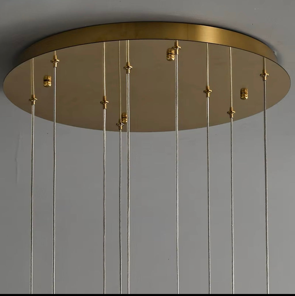 Noelia Sculptural Glass Pendant Chandelier