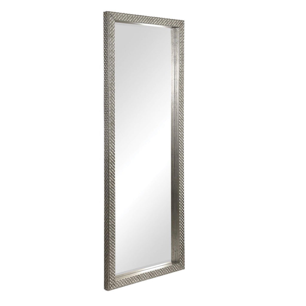 Casa Milano Cacelia Silver Floor Mirror – 27” x 75”