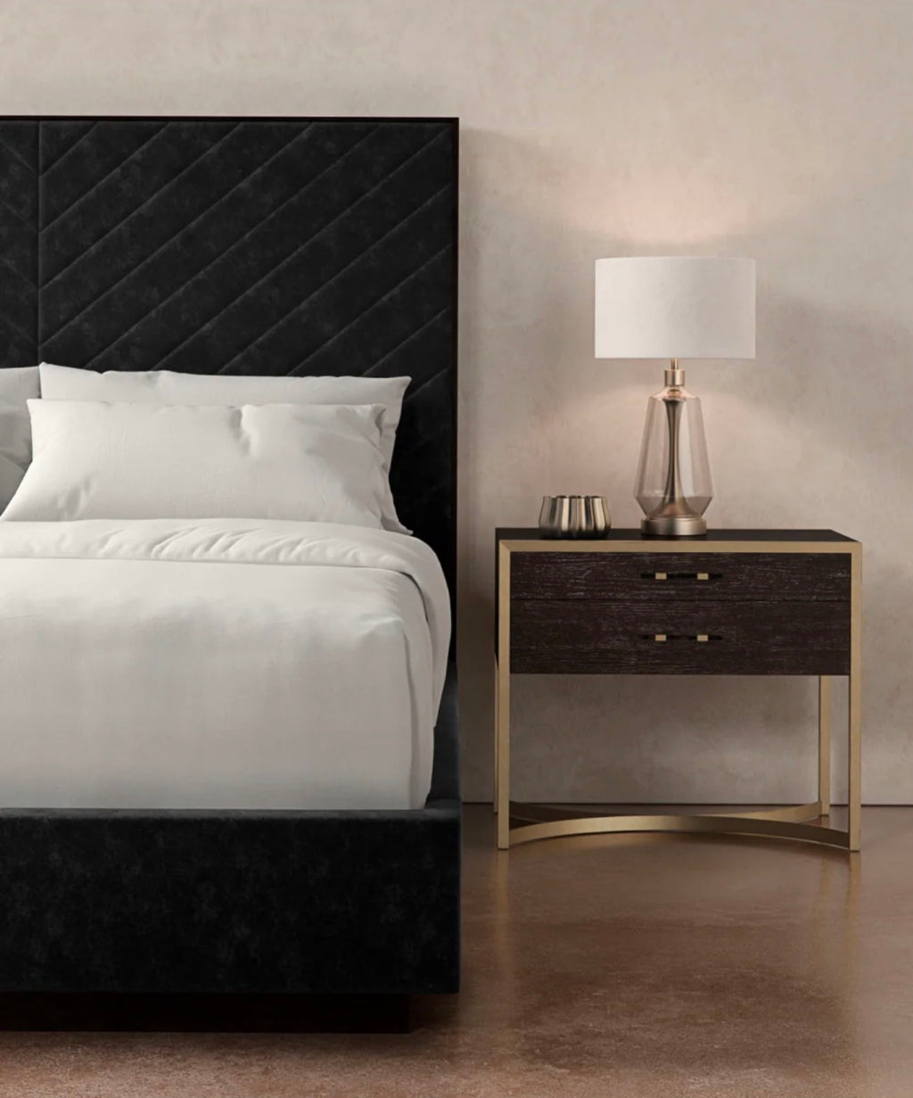 Casa Milano – Meet U In The Middle Channel-Tufted Upholstered Bed | Queen & King