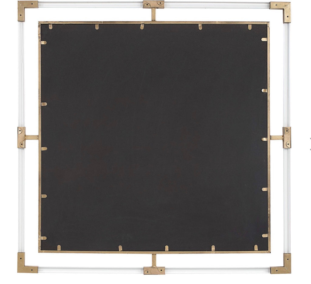 Casa Milano – Balkan 40” Square Gold Leaf Wall Mirror