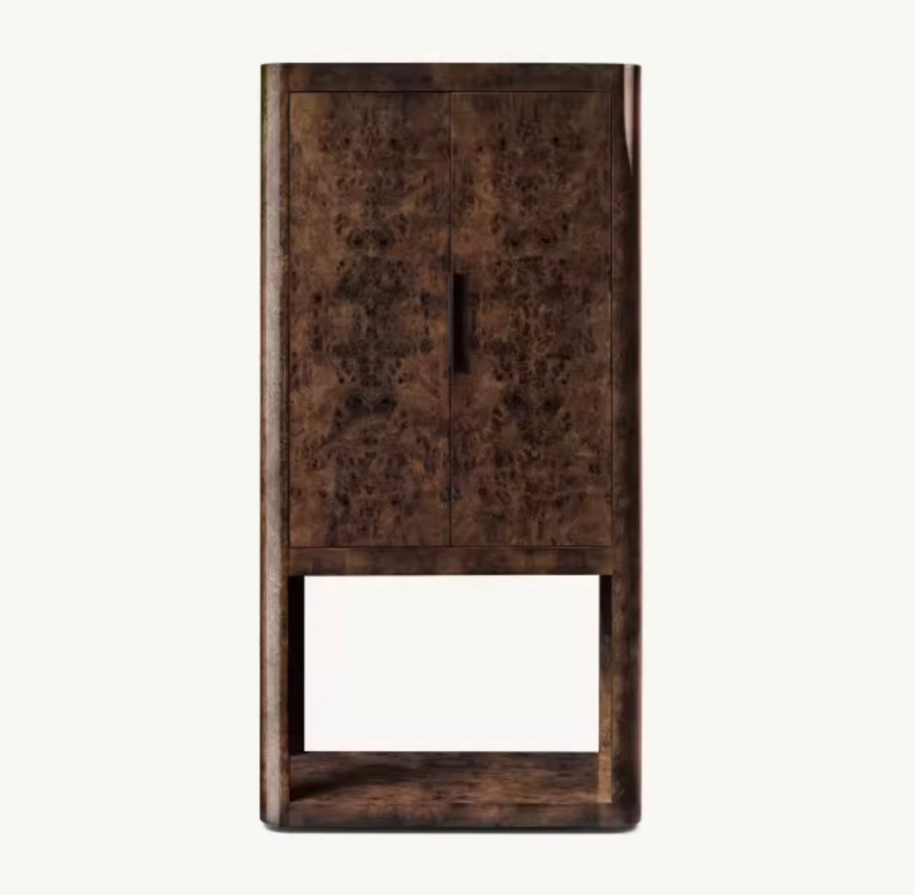 Casa Milano Kensington Burl Wine Cabinet