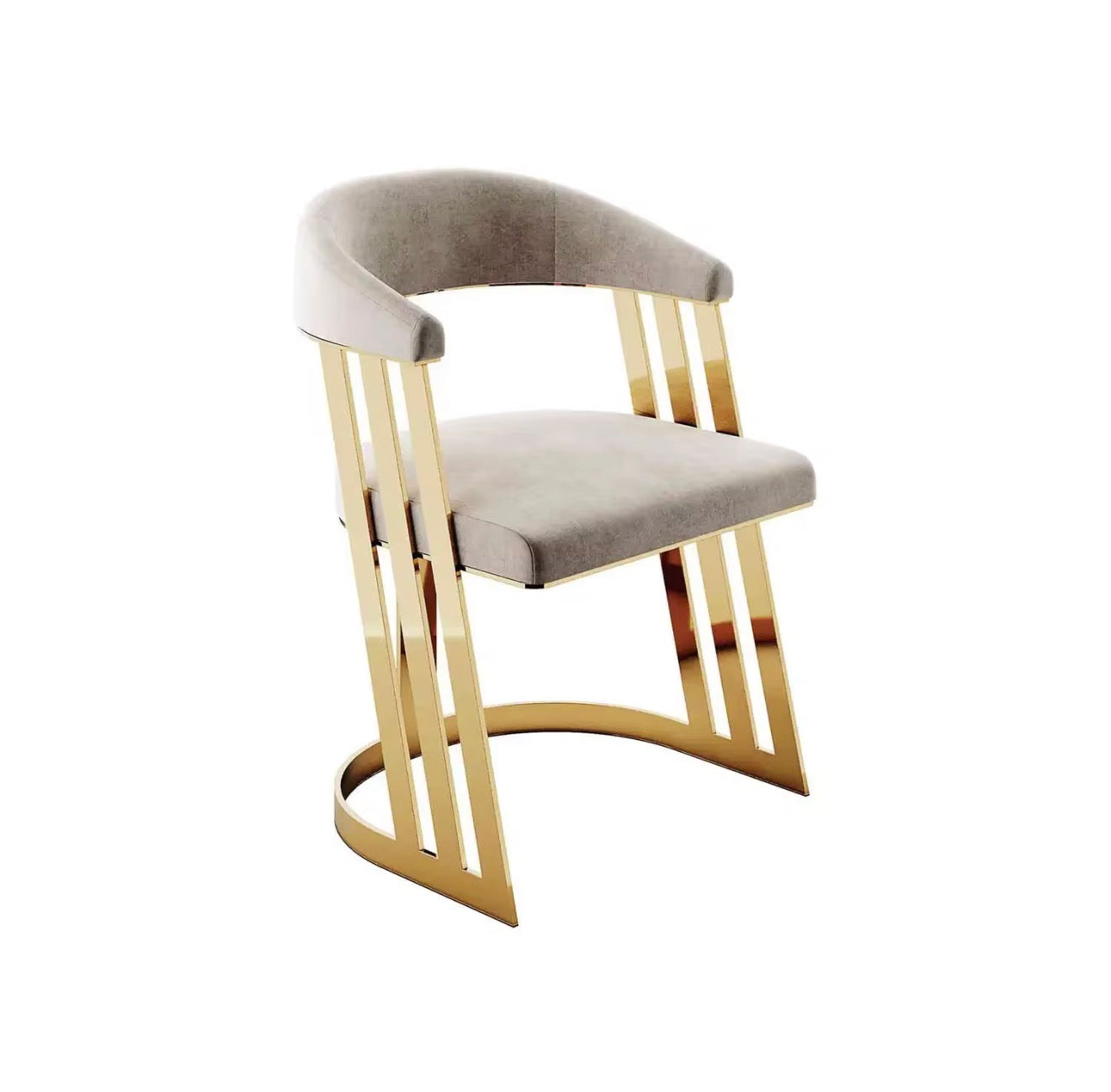 Casa Milano – Bellarose Gold Dining Chair
