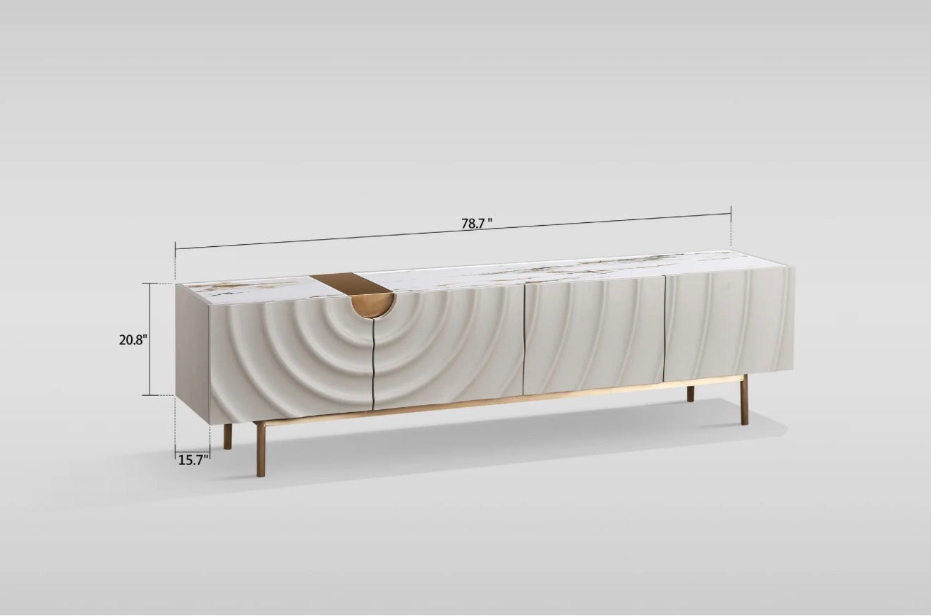 Casa Milano Onda TV Console