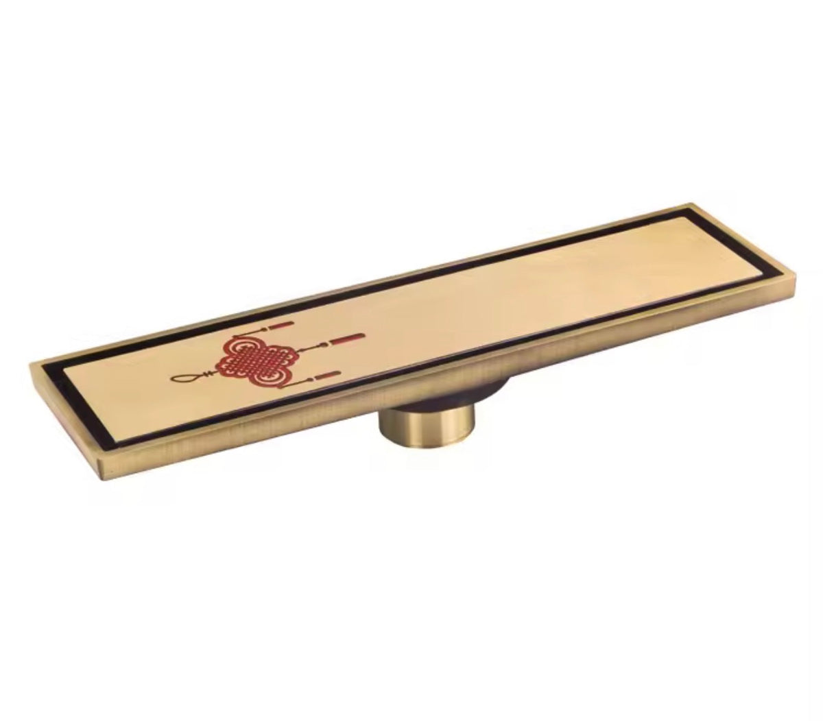 FIRENZE ANTIQUE BRASS LINEAR FLOOR DRAIN