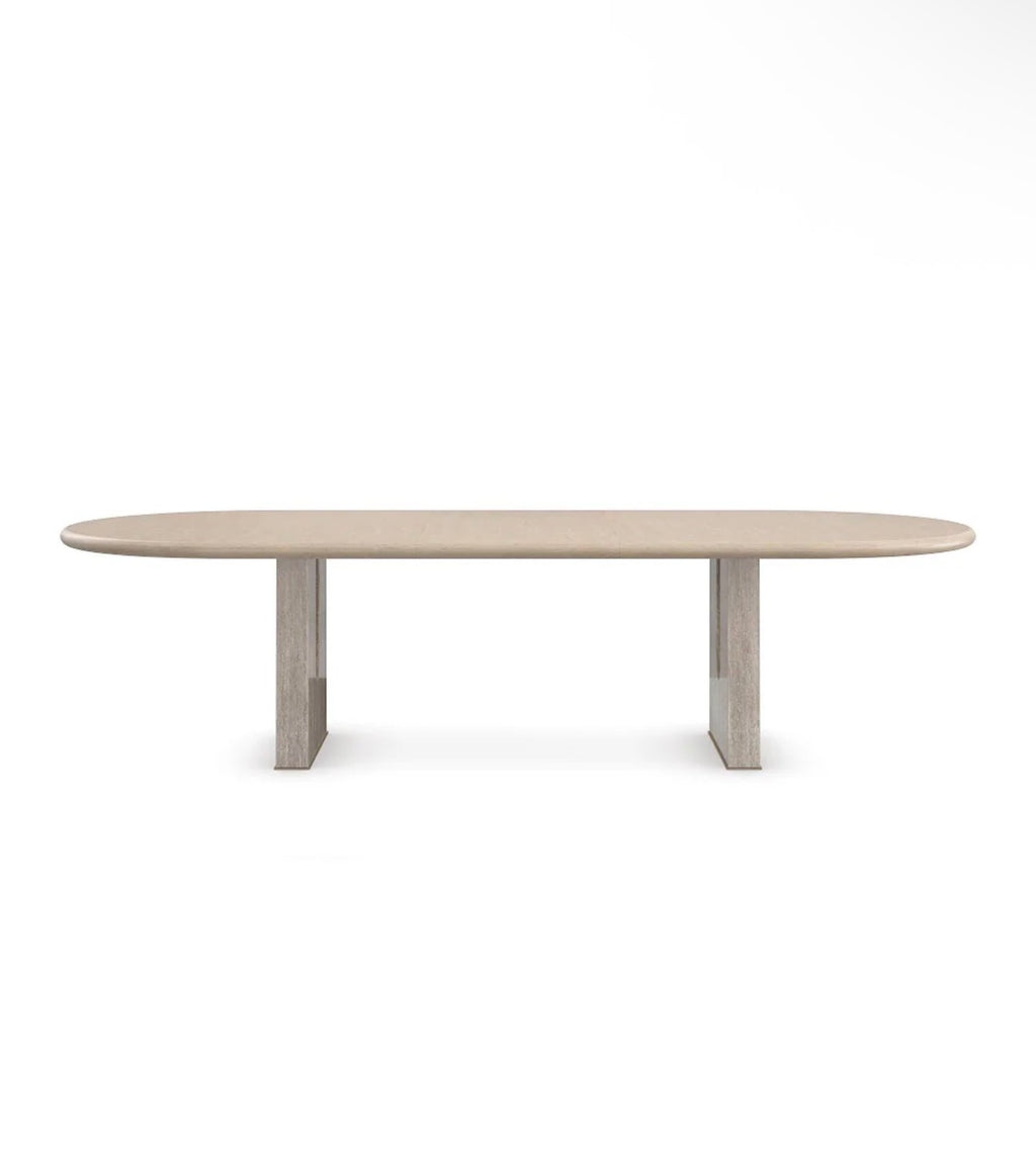Casa Milano – Oval Oak Extendable Dining Table