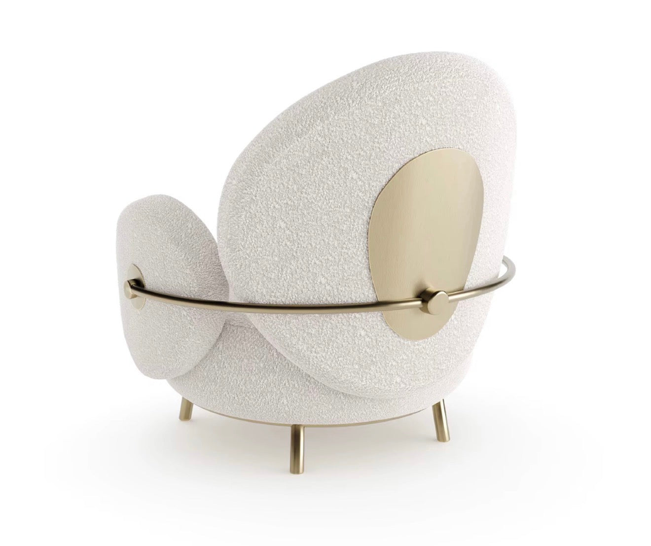 Casa Milano Novara Sculptural Accent Chair