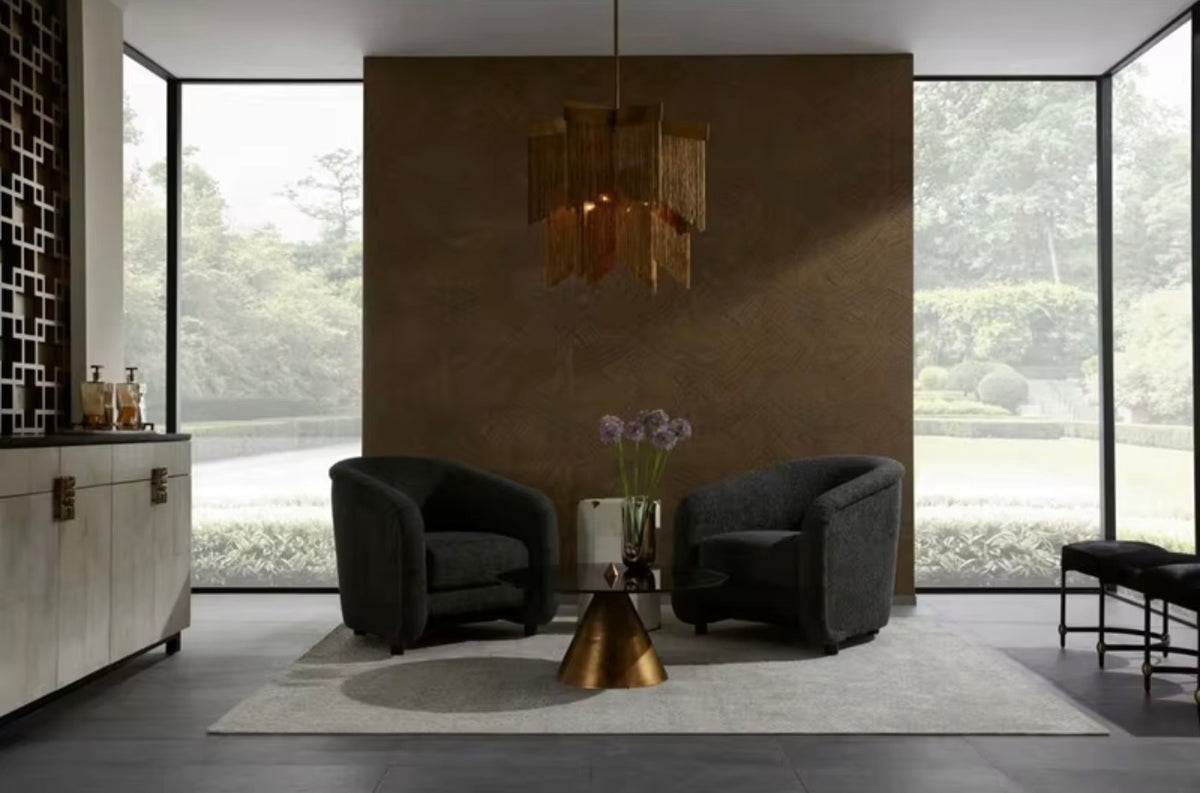Golden Cascade Chandelier