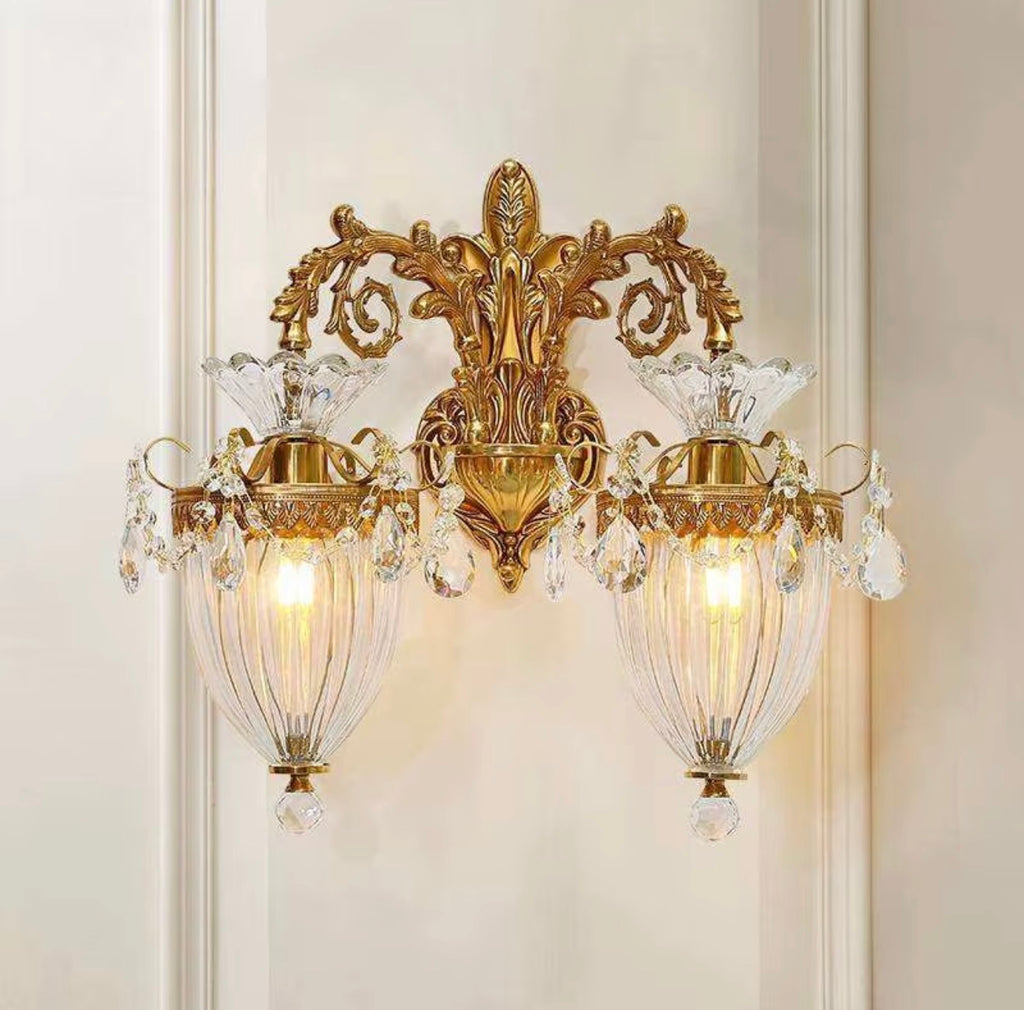 Adimari Retro Design Crystal Wall Lamp