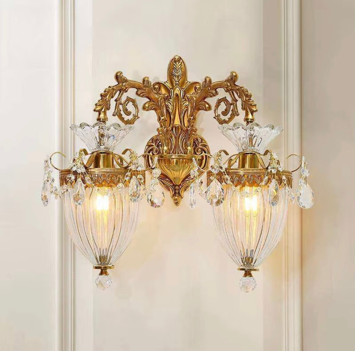 Adimari Retro Design Crystal Wall Lamp