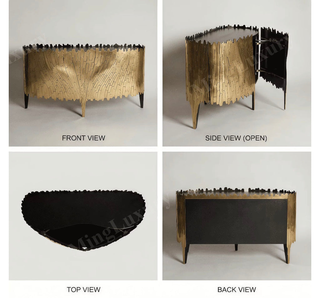 Casa Milano Aurea Fracture Artisan Sideboard - Atelier Edition