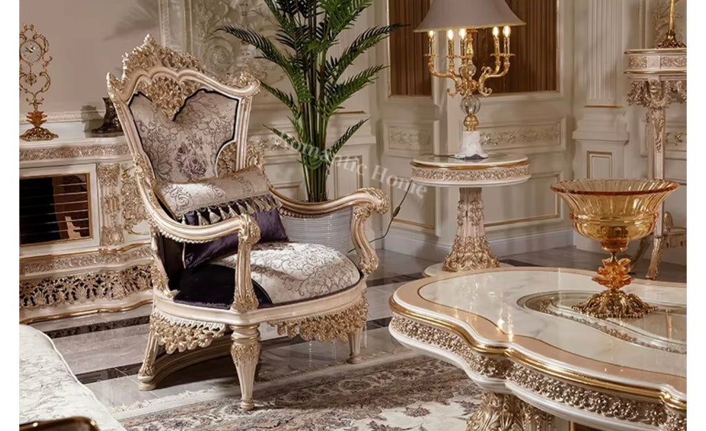 Royal Mahogany Living Room Set