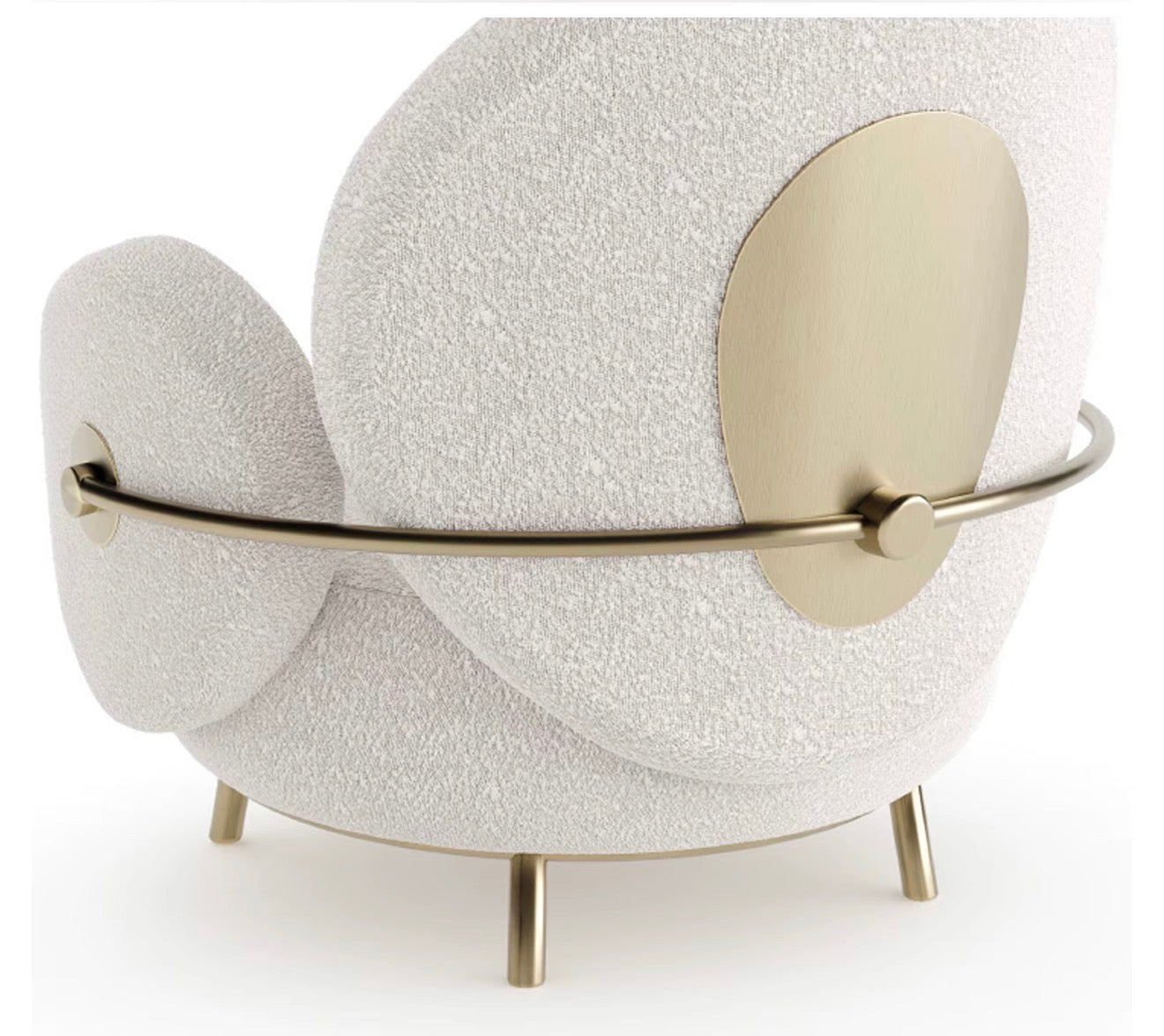 Casa Milano Novara Sculptural Accent Chair