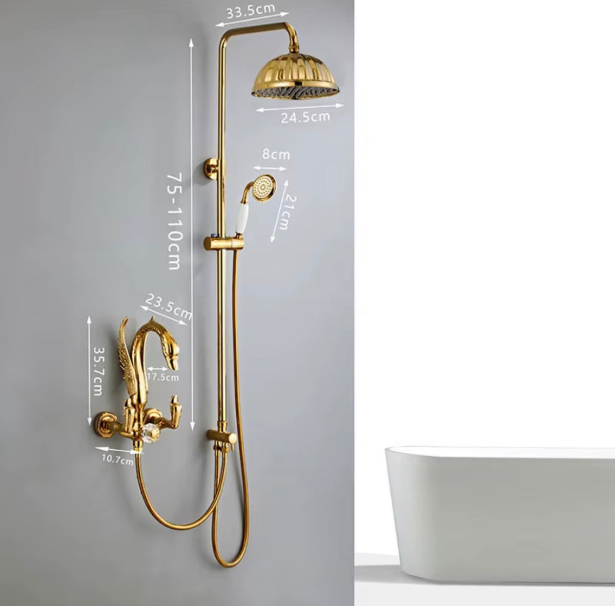 Versailles Swan Luxury Shower System