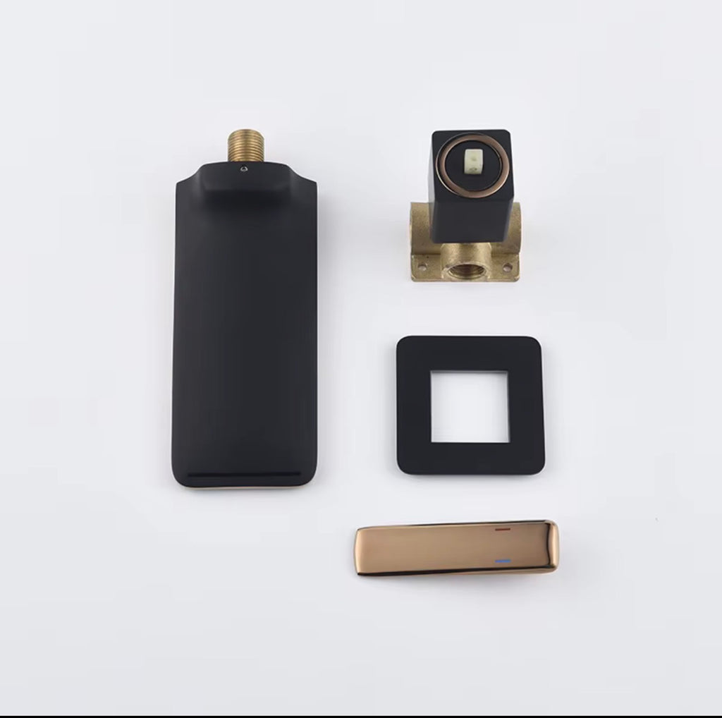 Valeria Wall-Mounted Waterfall Basin Faucet
