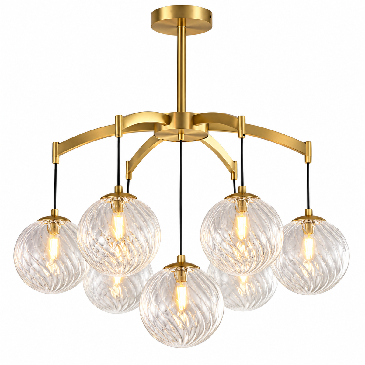 Celestino Glass Globe Chandelier