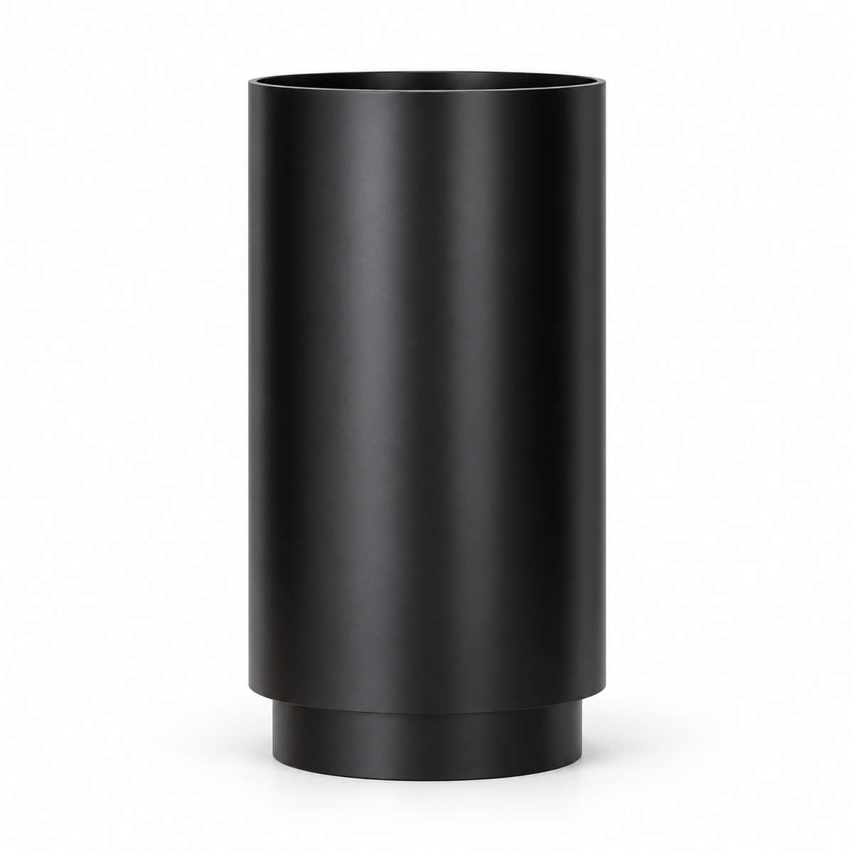 Monza Cylindrical Stainless Steel Pedestal Sink