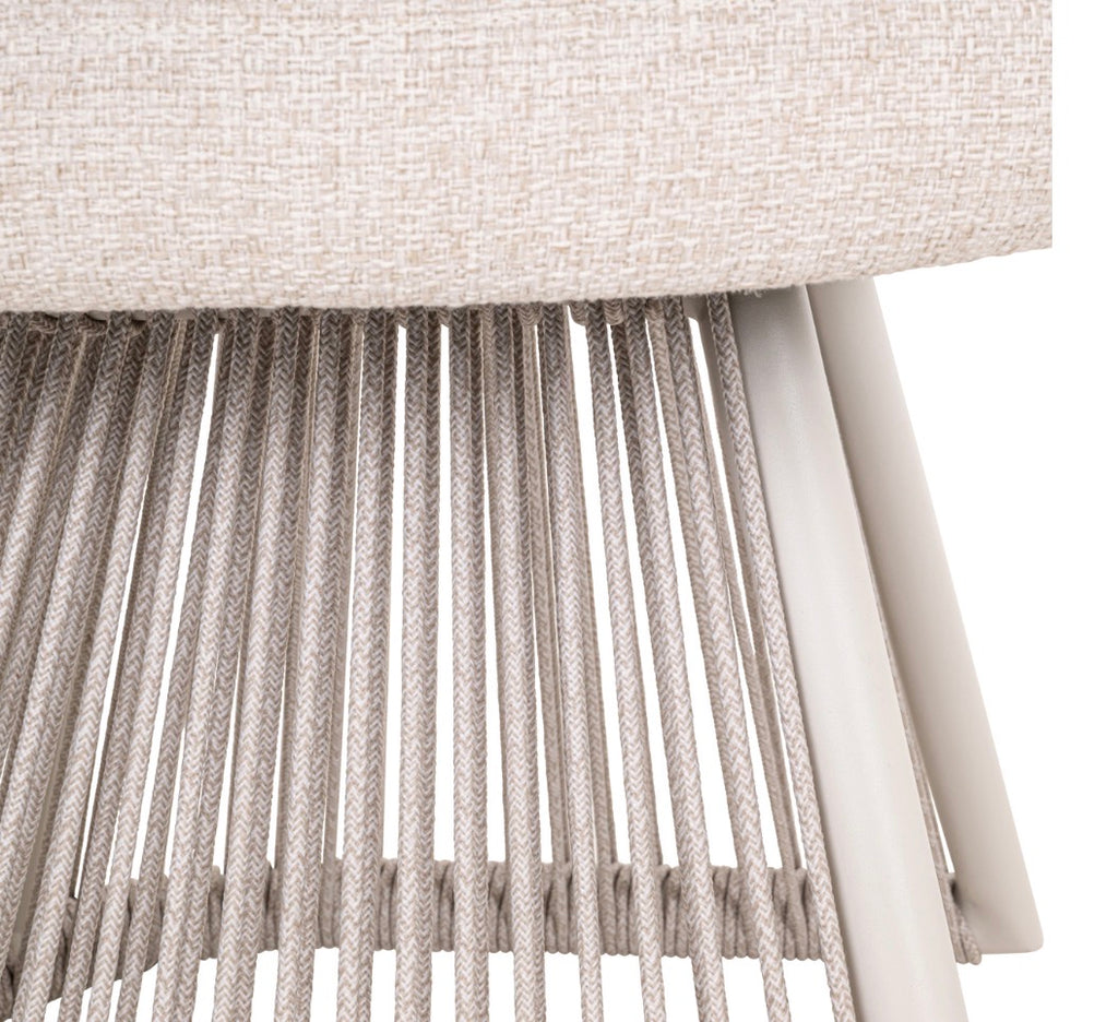 Nuba Luxury Woven Rope Outdoor Dining Chair