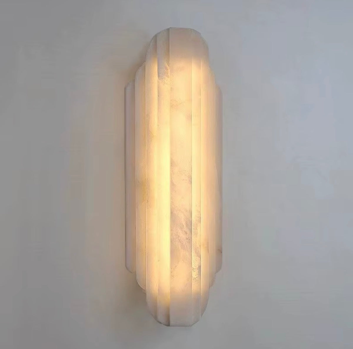 Aurelio Natural Alabaster LED Wall Sconce