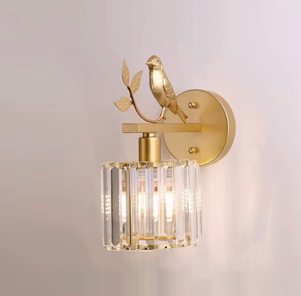 Isabella Bird Crystal Wall Sconce