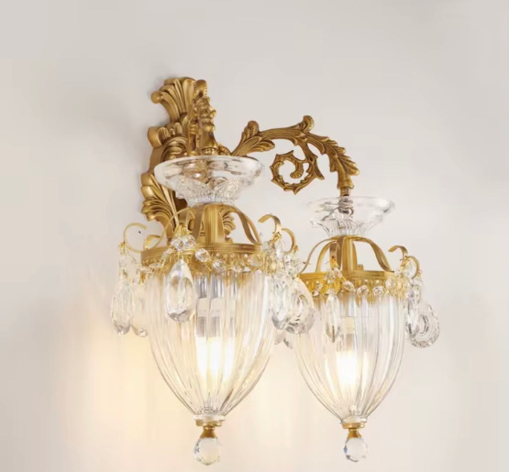 Adimari Retro Design Crystal Wall Lamp