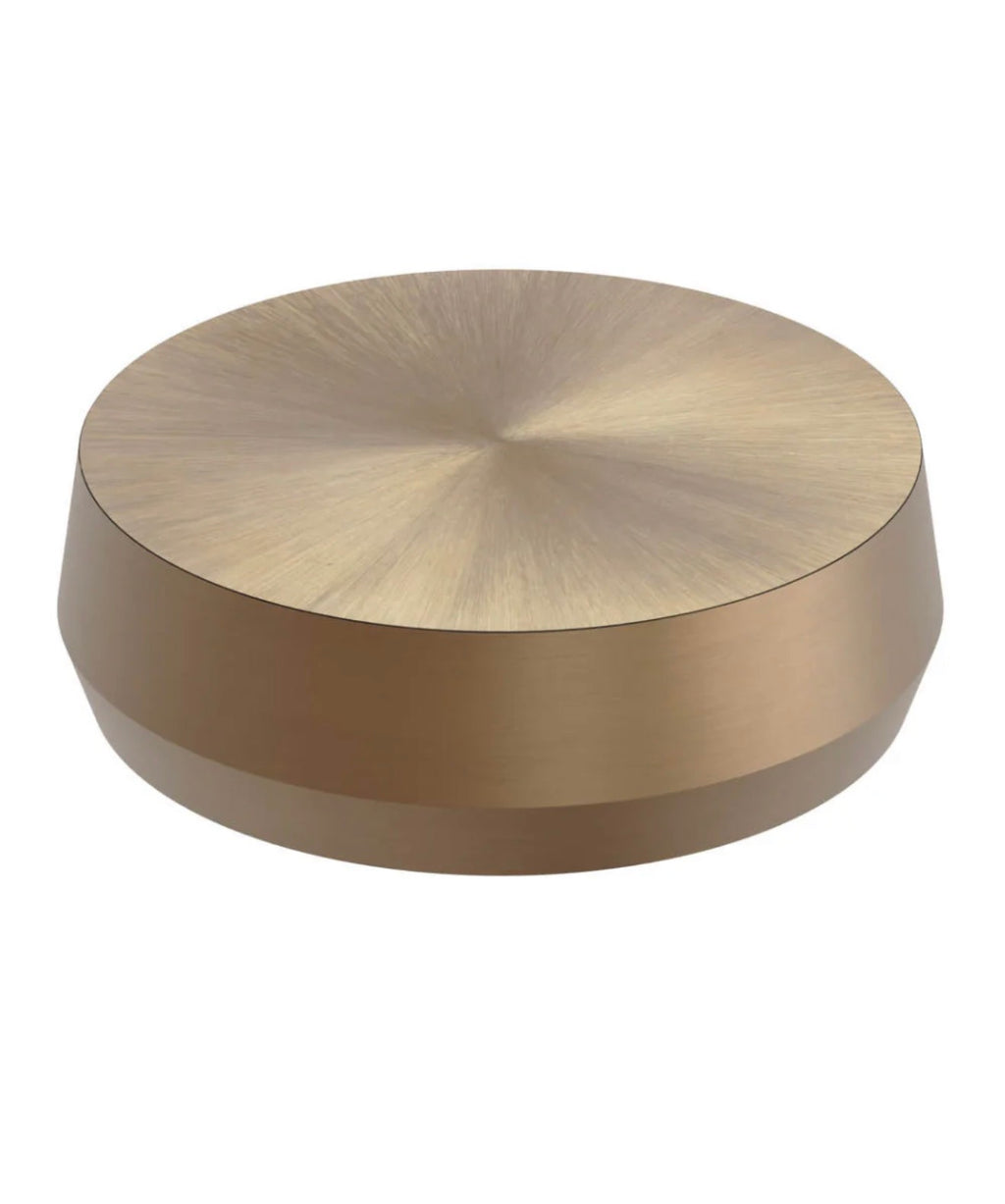 Casa Milano Splendido Etched Aluminum Coffee Table
