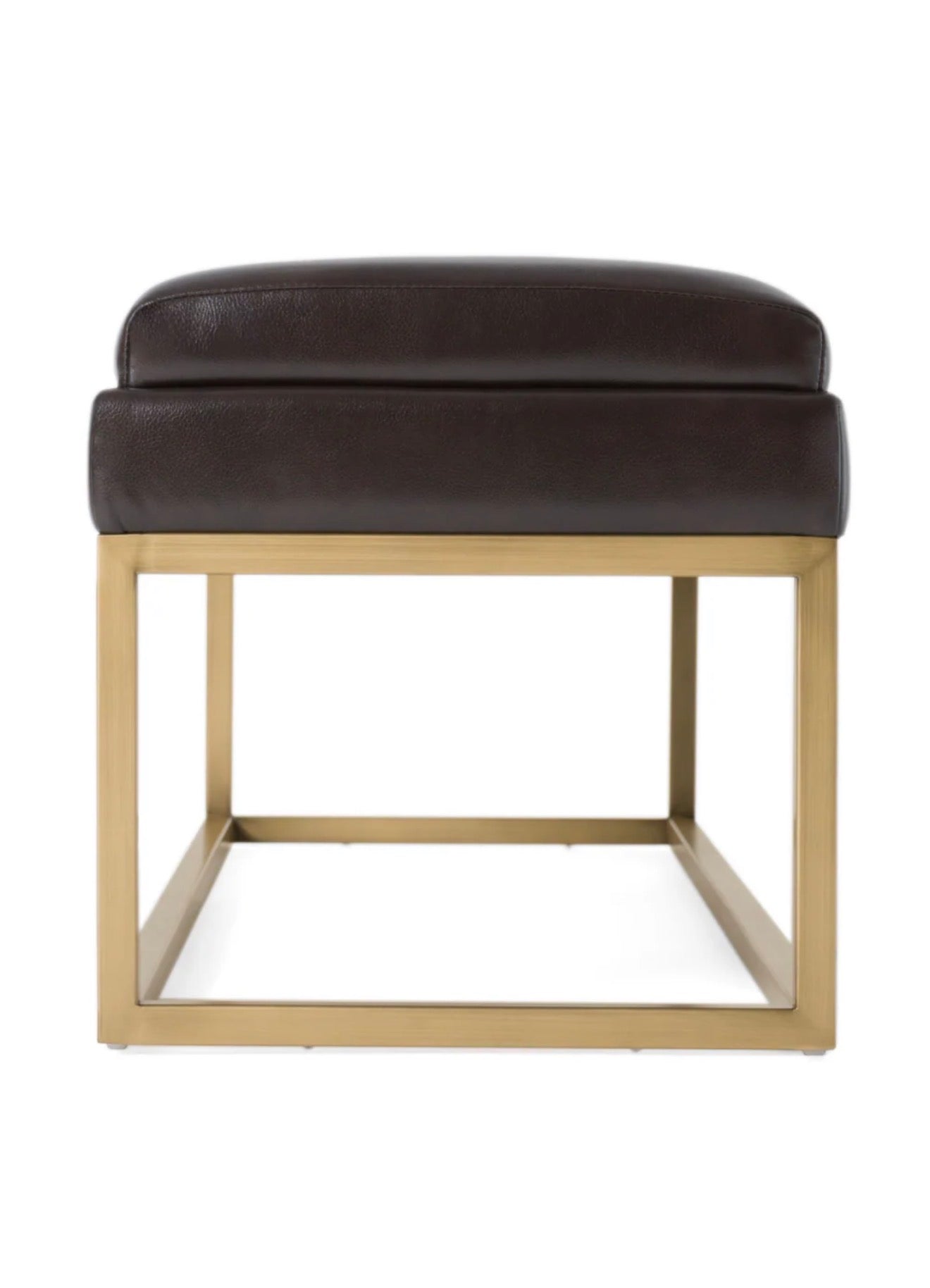 Casa Milano – Brown Vegan Leather Dining Bench