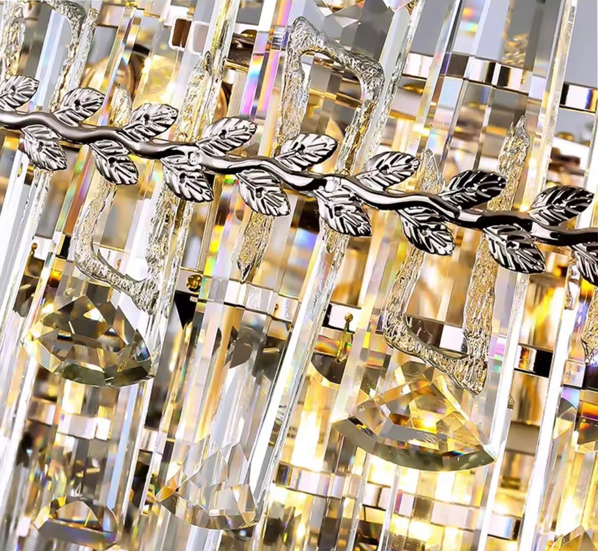 Adele Perle Chain Crystal Chandelier
