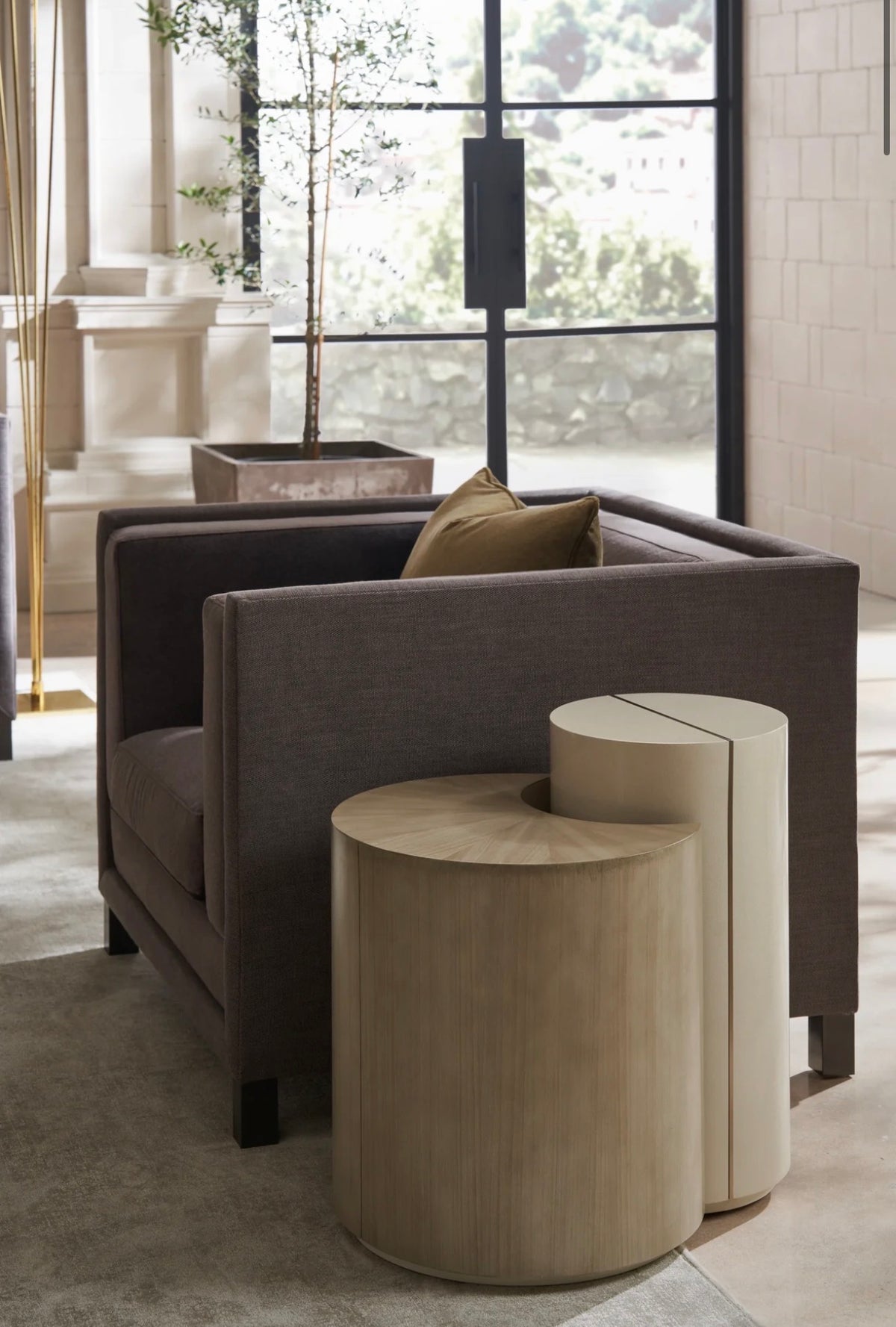 Tuxedo Accent Chair
