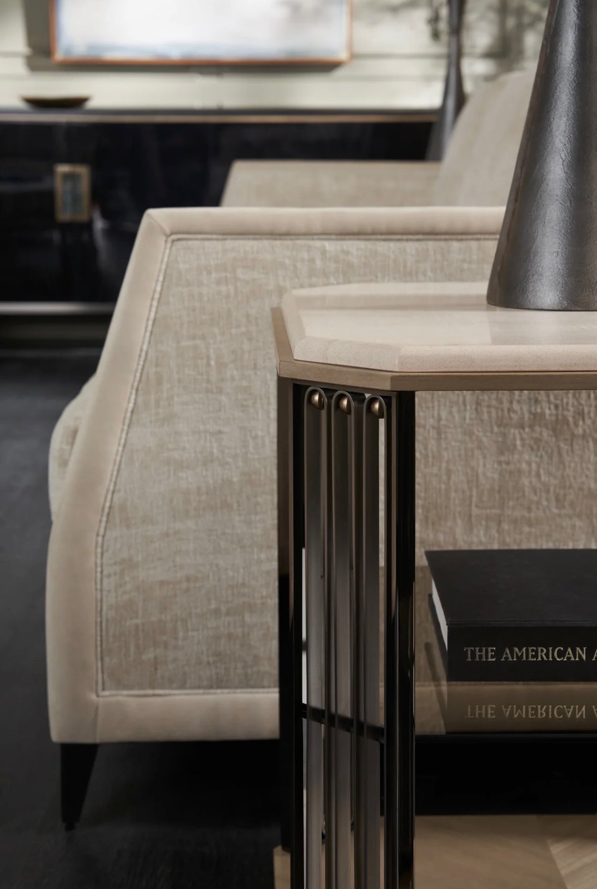 Limitless Art Deco Sofa – Ecru