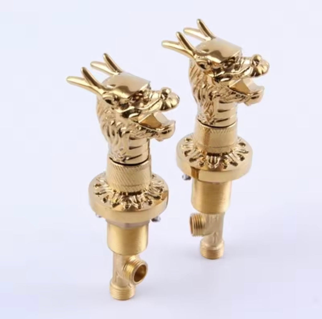 DRAGO IMPERIALE SOLID BRASS DRAGON WIDESPREAD BASIN FAUCET